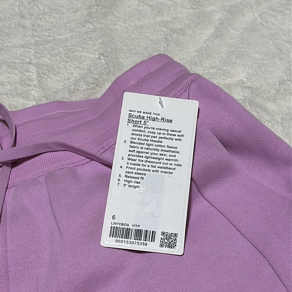 Lululemon | size 6 | scuba high rise shorts 5” - Picture 13 of 14